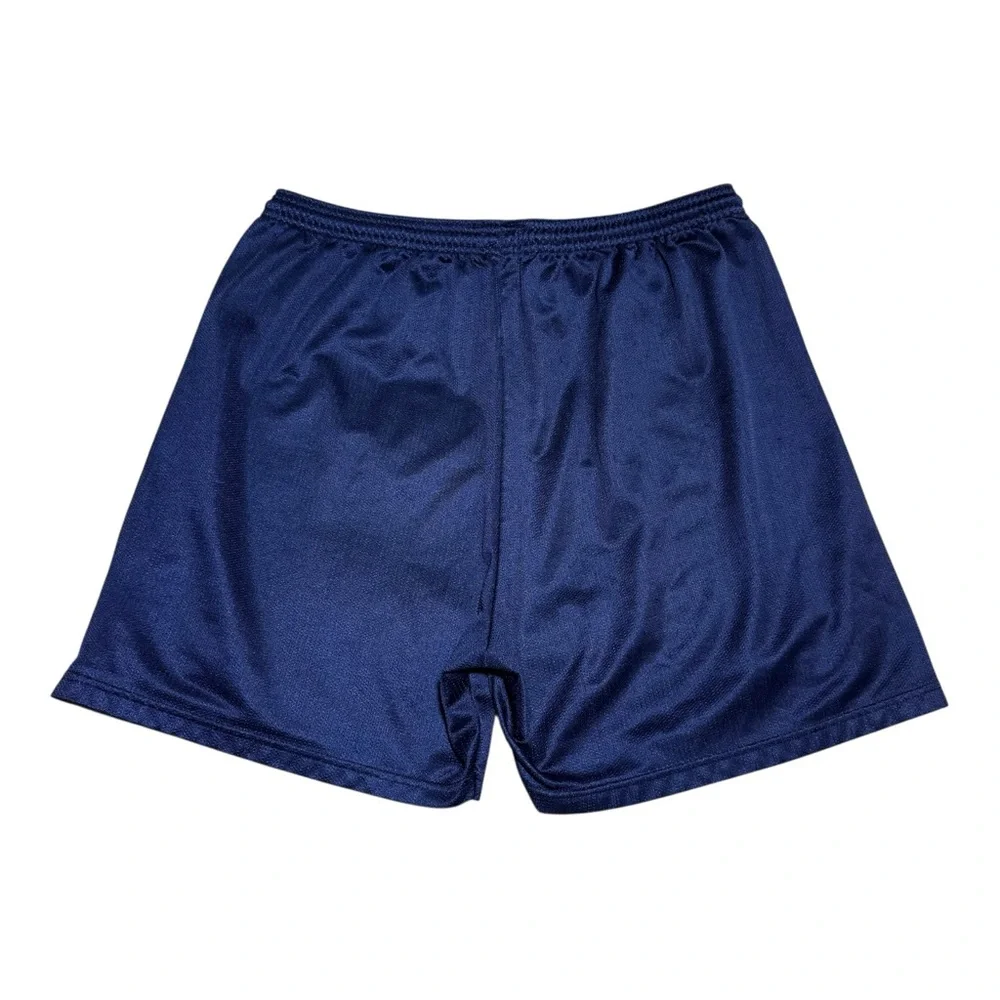 Vintage 90s‎ Adidas USA Made 100% Polyester Navy Mesh Shorts Men's XL